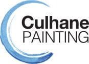 A painting company logo with the words culhan painting in front.